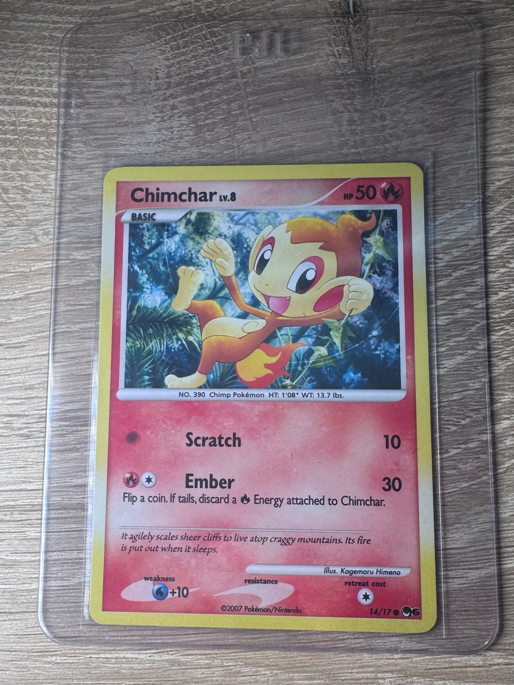 Chimchar #14/Holo/Pokemon POP Series 6